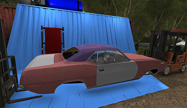 Save your junkyard by fixing and upgrading a classic muscle car of beauty!